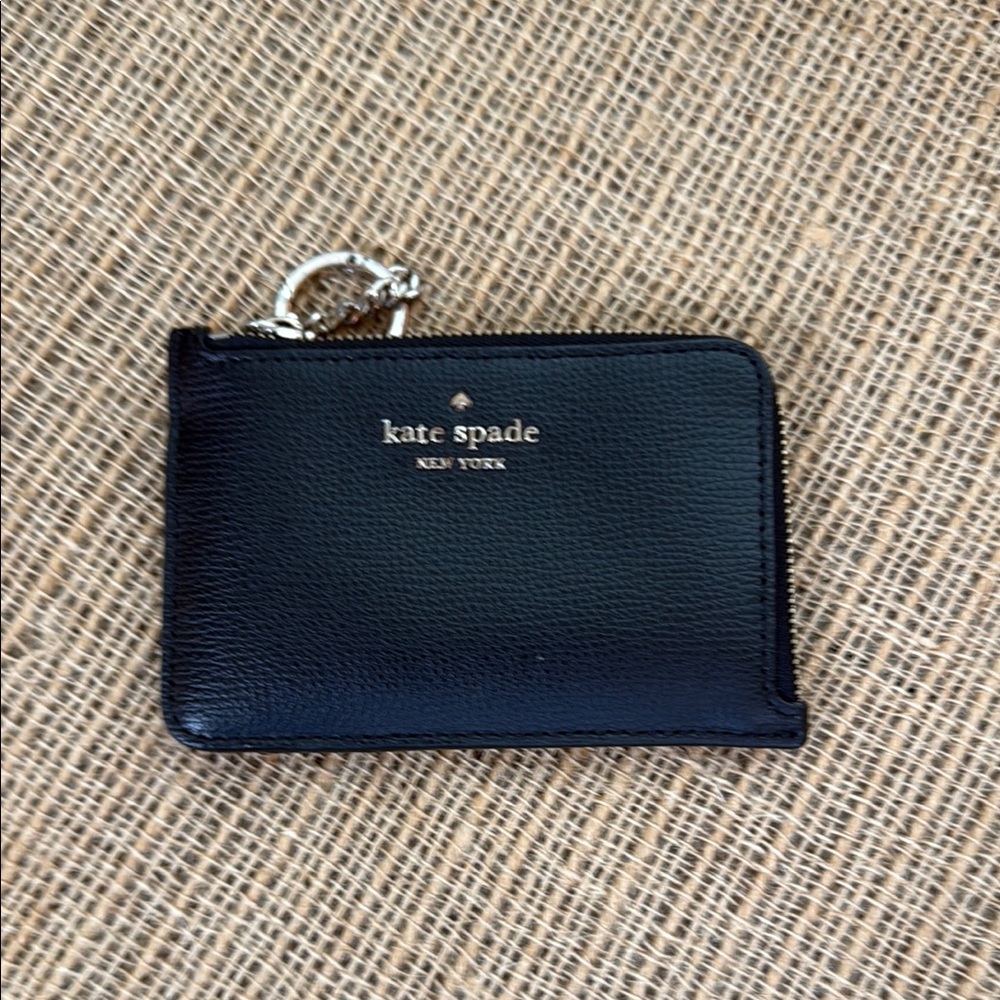 Kate Spade Black Leather Coin Purse